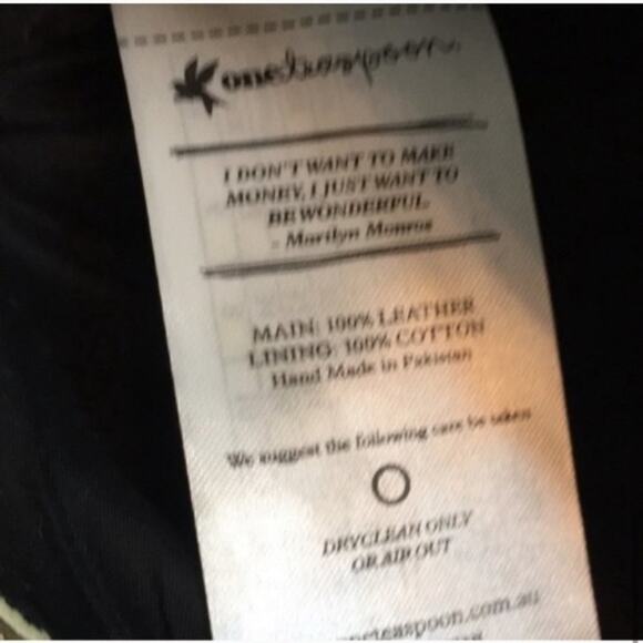 NWT One Teaspoon Jackson leopard leather pants - Picture 8 of 8